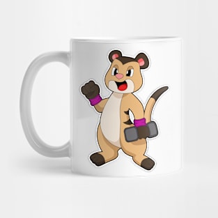 Meerkat with Dumbbell Mug